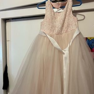 Blush Kids David’s bridal Dress
